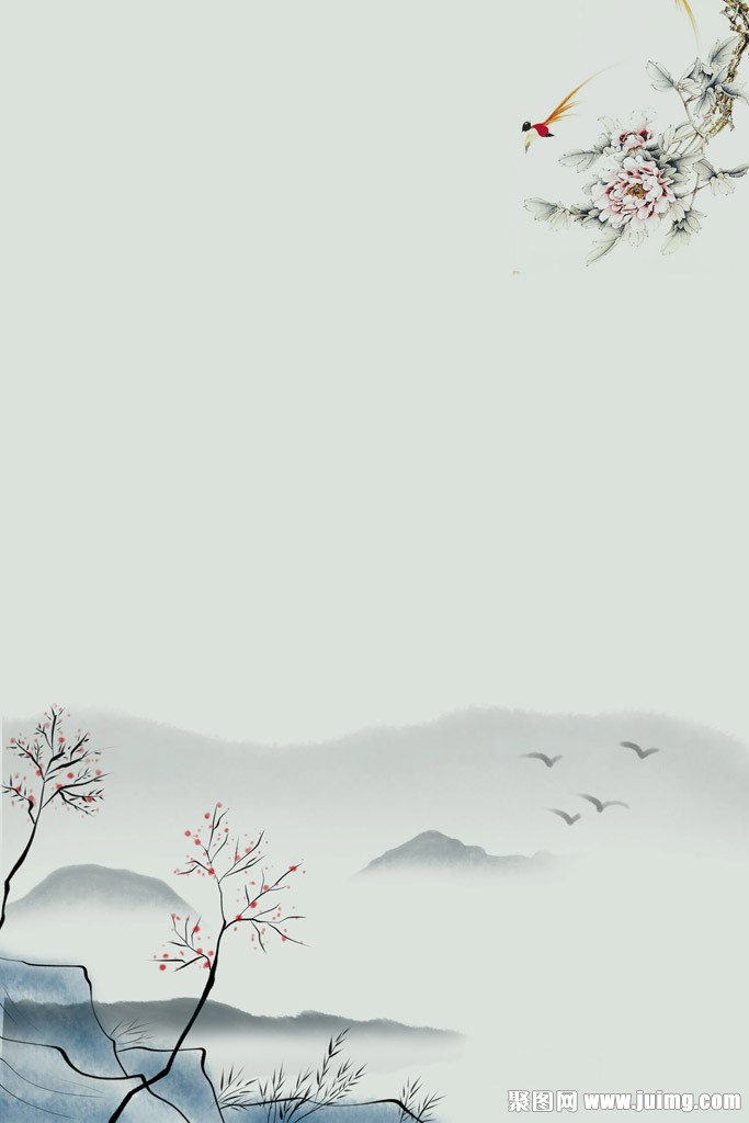 中国风景水墨画背景矢量图片 图片id 文化艺术 设计素材 素材达人sucaidaren Com